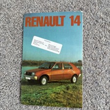Renault 14 Brochure 1976