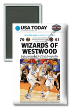 UCLA Bruins 2026 Mujer USA Today NCAA Baloncesto Campeones Nacionales 2 x 3 Imán