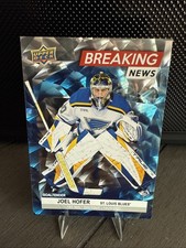 2024-25 Upper Deck Series 1 - Breaking News Joel Hofer #BN-24