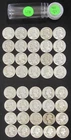1941 P Washington Silver Quarter Roll - Circulated - 40 Coins - Actual Coins L28