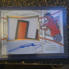 2023 Panini National Treasures - Rookie Material Signatures 2 Jackson Holliday 
