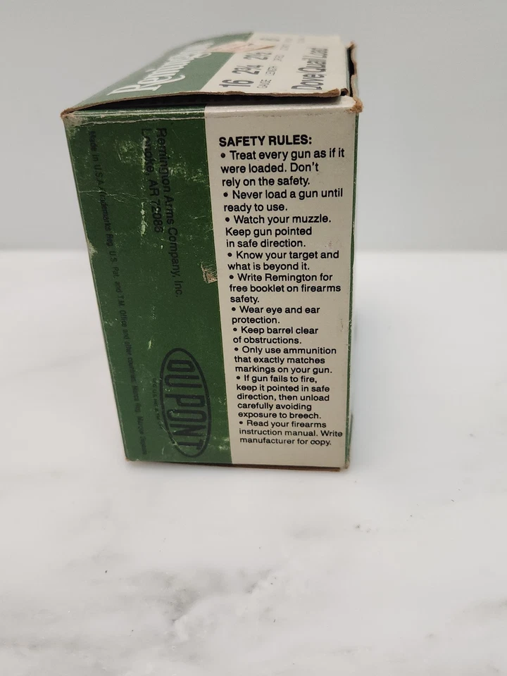 Remington Dove Quail Load 16 Gauge Shotgun Empty Box - Image 4 of 4