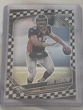2025 Panini Prizm TIM TEBOW Black & White Checkerboard Prizm #300 Denver Broncos
