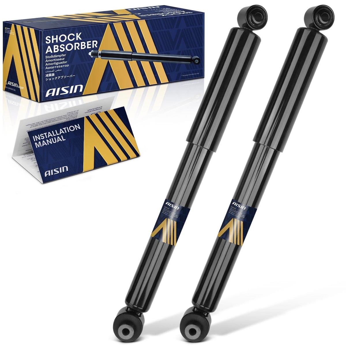 AISIN SABH-00016 Pair Rear Shock Absorbers for Acura MDX ZDX 2007