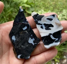 Nellie Blue Ohio Flint Slabs Extremely Rare 1.65 Oz
