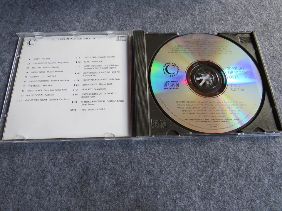 Various Artists - 30 Years of number 1's  Vol. 10 ( 1989 ) incl. Kraftwerk - Bild 3 von 3