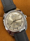 Vintage Mens Timex Electric Dynabeat Champagne Gold Dial (Sweeping Second Hand)