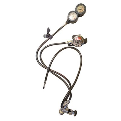 Aqua-Lung Calypso Pivot Regulator w/ Gauges & Hoses Diving Equipment USED As Is
