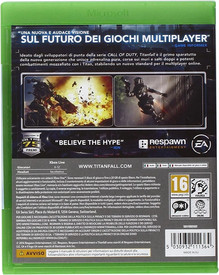 Xbox One Titanfall-Xbox One Game NEW - Image 2 of 2