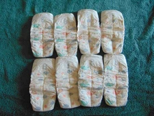 8 Quantity Target Up and Up Size 8 Disposable Diapers Sampler Sample Pack