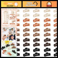 50 Pcs Nonslip Hair Claw Clips Bulk - 4.1 Inch, Neutral Colors for All Hair Type
