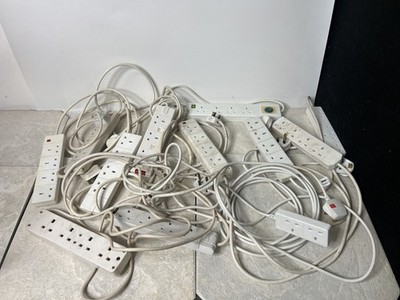 Restposten 12 x 13Amp Verlängerungskabel 1/2/3/4-fach Gang Steckdosen Elektrostecker