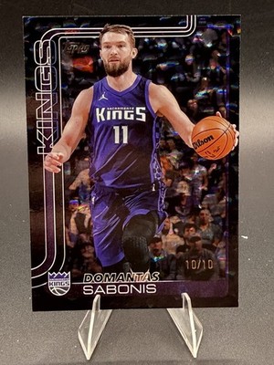 2025-26 Topps Basketball - Domantas Sabonis #167 Black Diamante /10 SSP 🔥💎