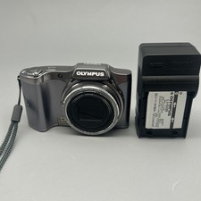 Olympus SZ-12 Digital Camera w/ Battery Charger - Tested Works READ