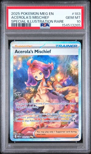 Acerola's Mischief graded PSA 10 for sale on eBay
