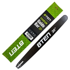 8TEN 30" Chainsaw Guide Bar .050 3/8 100DL Chain for Husqvarna 372XP 365 395 272