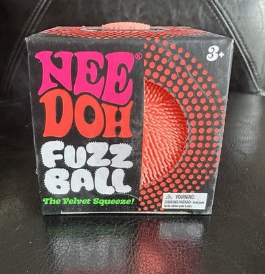 Schylling NEEDOH Fuzzball Orange Edition Authentic Factory Sealed Velvet Squeeze