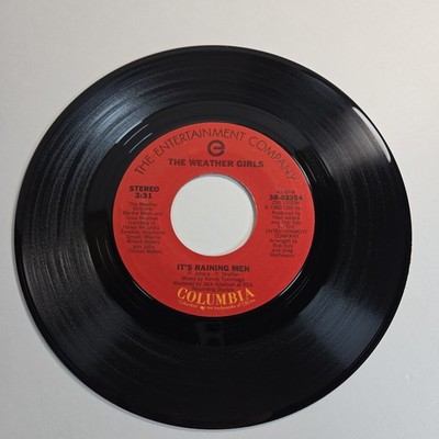 The Weather Girls ''It's Raining Men'' 45 Vg+ Tested Jukebox 1982