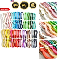 Quilling Paper Strips Set 32 Colors 1280 Strips 3mm Wide Art Craft Supplies