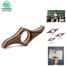 Elegant Handmade Walnut Page Holder - Ideal Gift for Avid Readers and Librarians