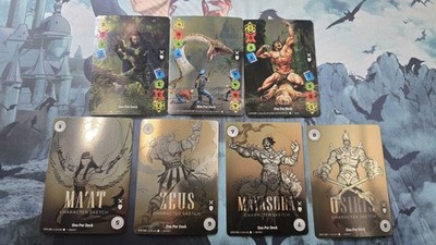 Overpower World Legends Kick Starter World Legends Foil Power Card Set