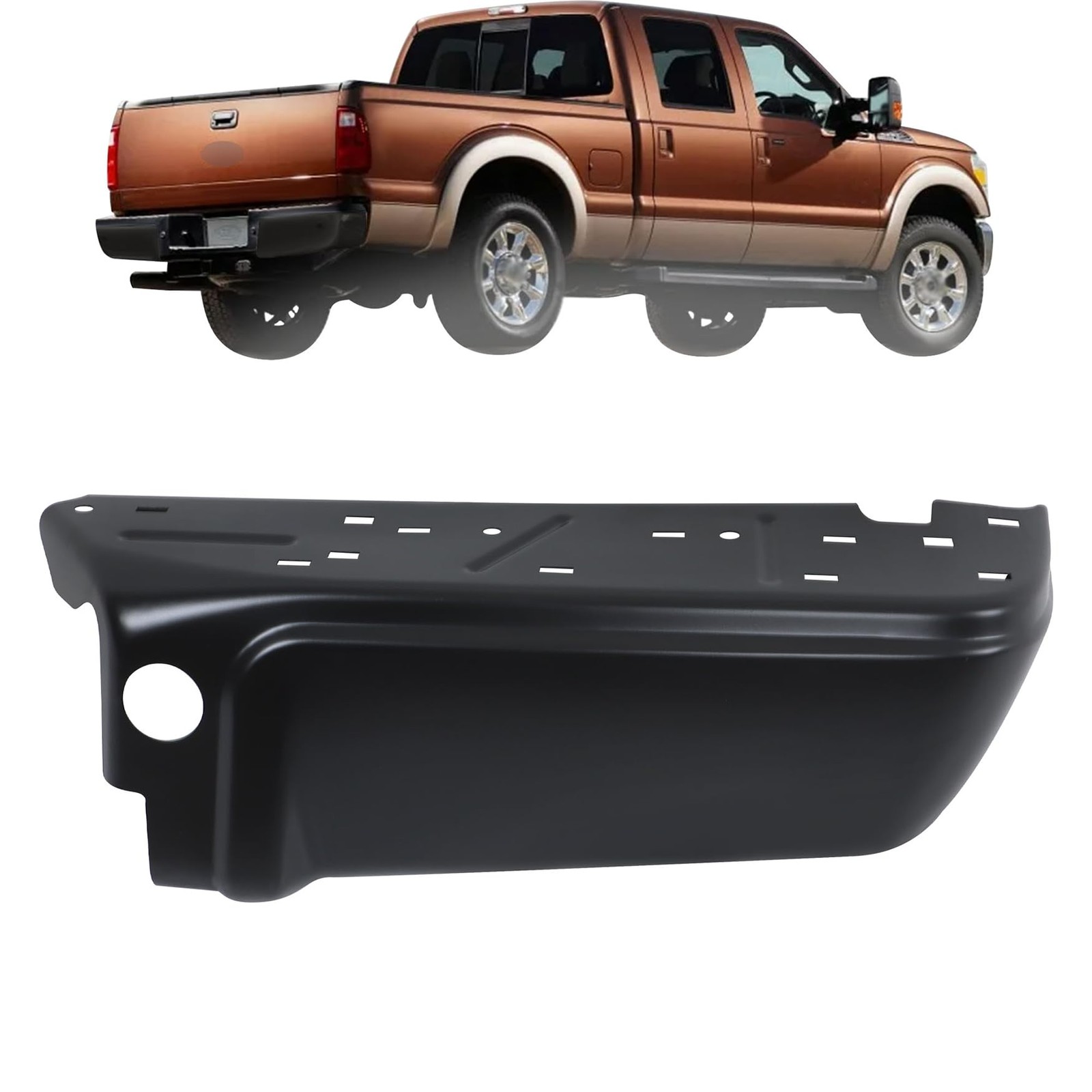 Rear Bumper End Right Side for F250 F350 Super Duty 2008-2016 FO1105124