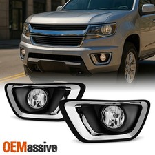 Fits 15-20 Chevy Colorado Bumper Fog Lights Replacement W Switchharnessbulbs