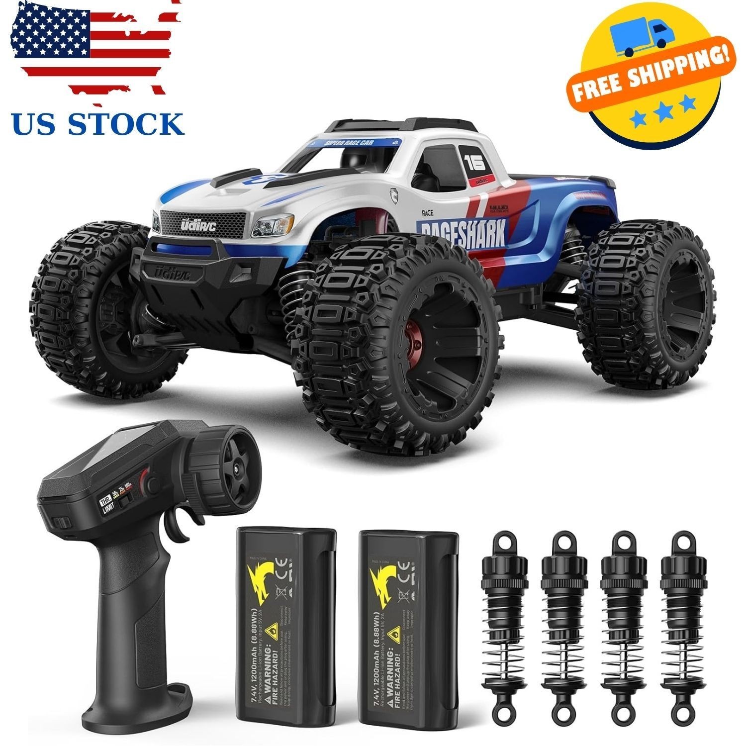 S For Adults, Upgradable 56 Mph, Heavy Duty Rc Truck, 4x4 Of