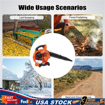 25.4cc 2-Stroke Handheld Leaf Blower Yard Grass Sweeper Cleaning Machine 7500rpm