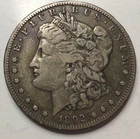 1892-S Morgan Silver Dollar $1, VF. Scarce, Natural Patina! STC! D38