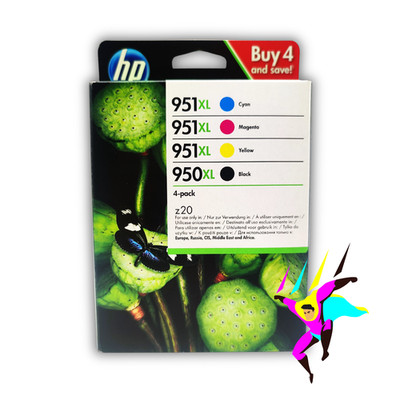 ORIGINAL HP 950XL 951XL MULTIPACK TINTE - C2P43AE - OFFICEJET PRO 8100 8600