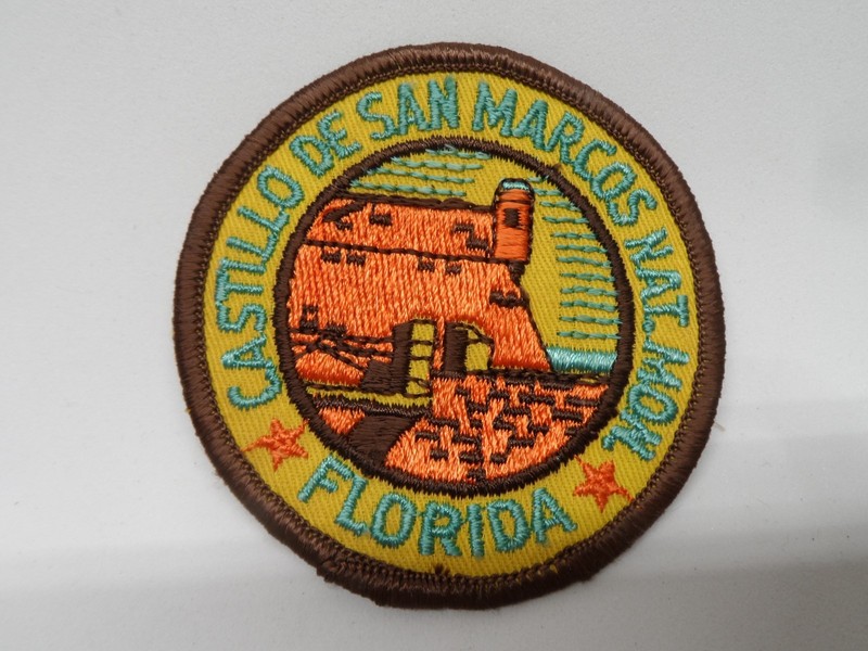 Patch Castillo De San Marcos Florida yellow/orange