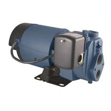 FLINT & WALLING EK10 1 HP Convertible Jet Pump,110ft Lift 24PR56