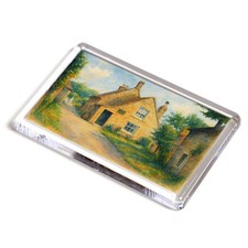 FRIDGE MAGNET - The Noels Arms, Whitwell - Vintage Art Style