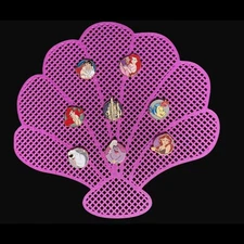 Disney Little Mermaid Mini Micro Mystery Pin PALM SET Exclusive LE300 Ariel Eric