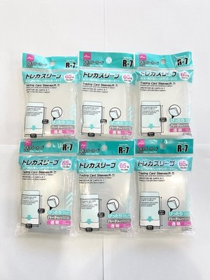 6 Pack Daiso Trading Card Sleeve R-7 Regular Size 65 Sleeves each for Pokemon