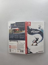 Disney Epic Mickey Rebrushed Case Only Nintendo Switch