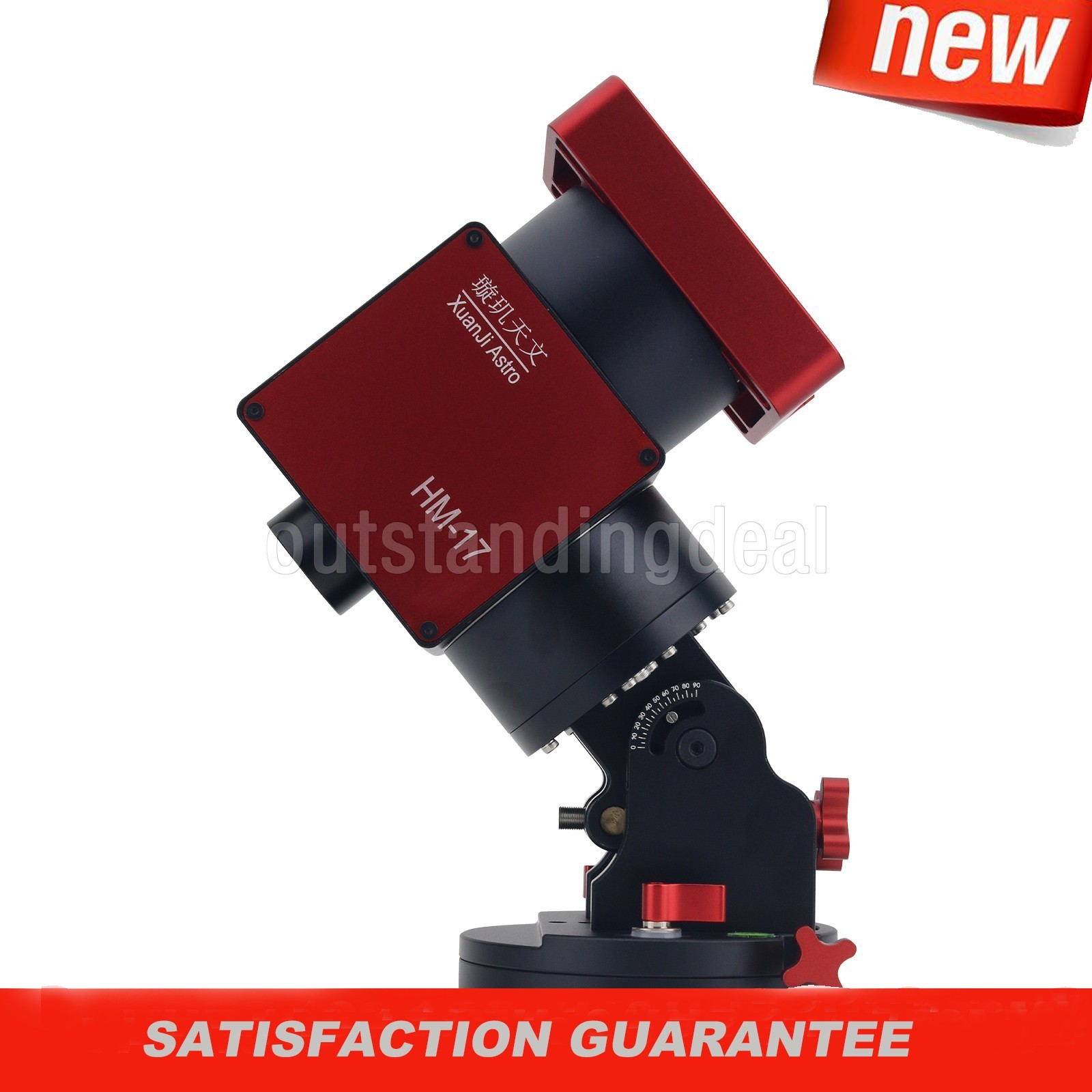 TeSeek HM-17PE Harmonic Equatorial Mount w/ 18KG Load Capacity + Pier Extension