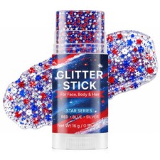 Face  Body Glitter Stick, High Pigment Shimmer Makeup Stick for Hair, Face a...