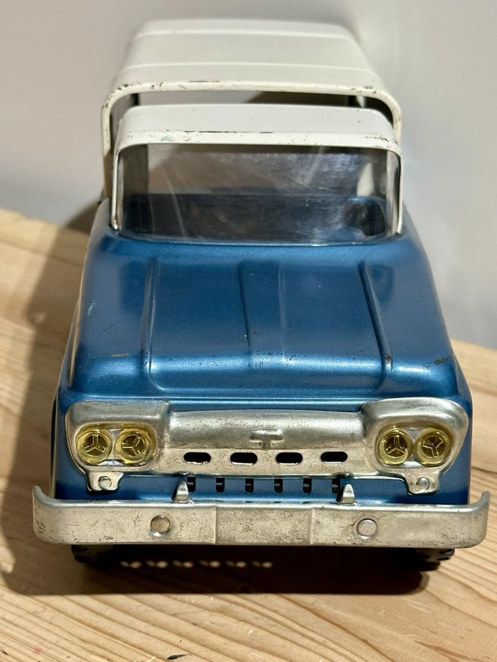 Tonka Fisherman 1960 No. 110 Pickup Truck Style-Side ALL ORIGINAL pressed Steel - Image 3 of 4