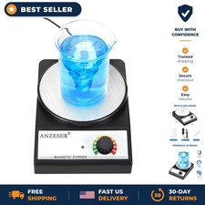 Versatile Compact Magnetic Stir Plate with 3000ML Capacity for Efficient Mixing