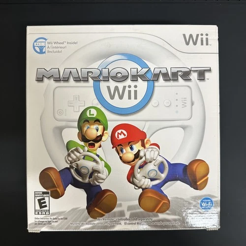 Nintendo WII Mario Kart With Wheel Box Set Brand New Sealed