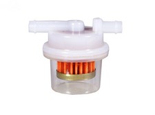 Fuel Filter 1/4" Small Drum Helix Clear Paper Element 70 Micron