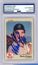 Wade Boggs Cards, Rookie Cards and Autographed Memorabilia Guide 48
