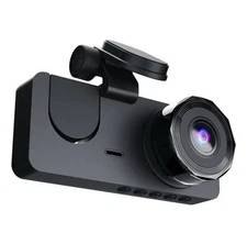 Dash Cam 3 Channel 1080P Front & 480P Inside & 480P Rear Dash Cam  32G MMC Card