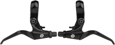 Promax XL-378 Brake Lever Set - Long Pull, 2-Finger, Tooled Reach Adjust, For Li
