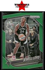 2025 Panini Prizm WNBA Green Prizms Jewell Loyd #57 Las Vegas Aces