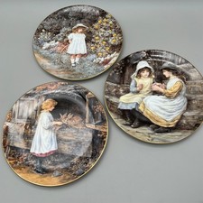 Vintage Wedgwood "Yesterday's Child" Collector Plates Set of 3 Caroline Paterson