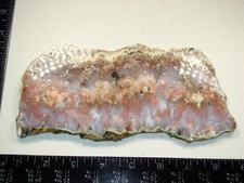 Beautiful Nyssa Pink Plume Agate Slab - 268g - Old Stock / Old Collection