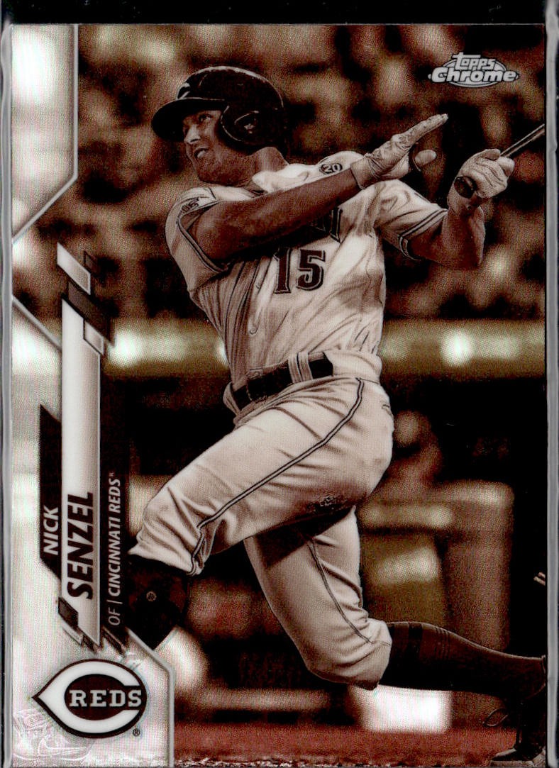2020 Topps Chrome Nick Senzel #24 Sepia Refractor